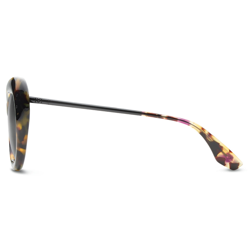 Faye Vintage Tortoise - Polished Black