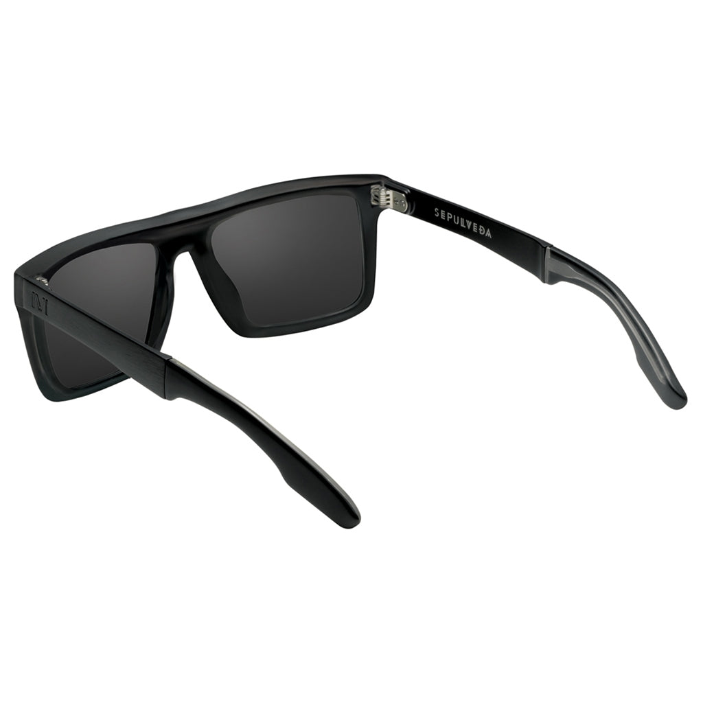 Sepulveda Matte Black - Brushed Black / Grey Polarized Lens