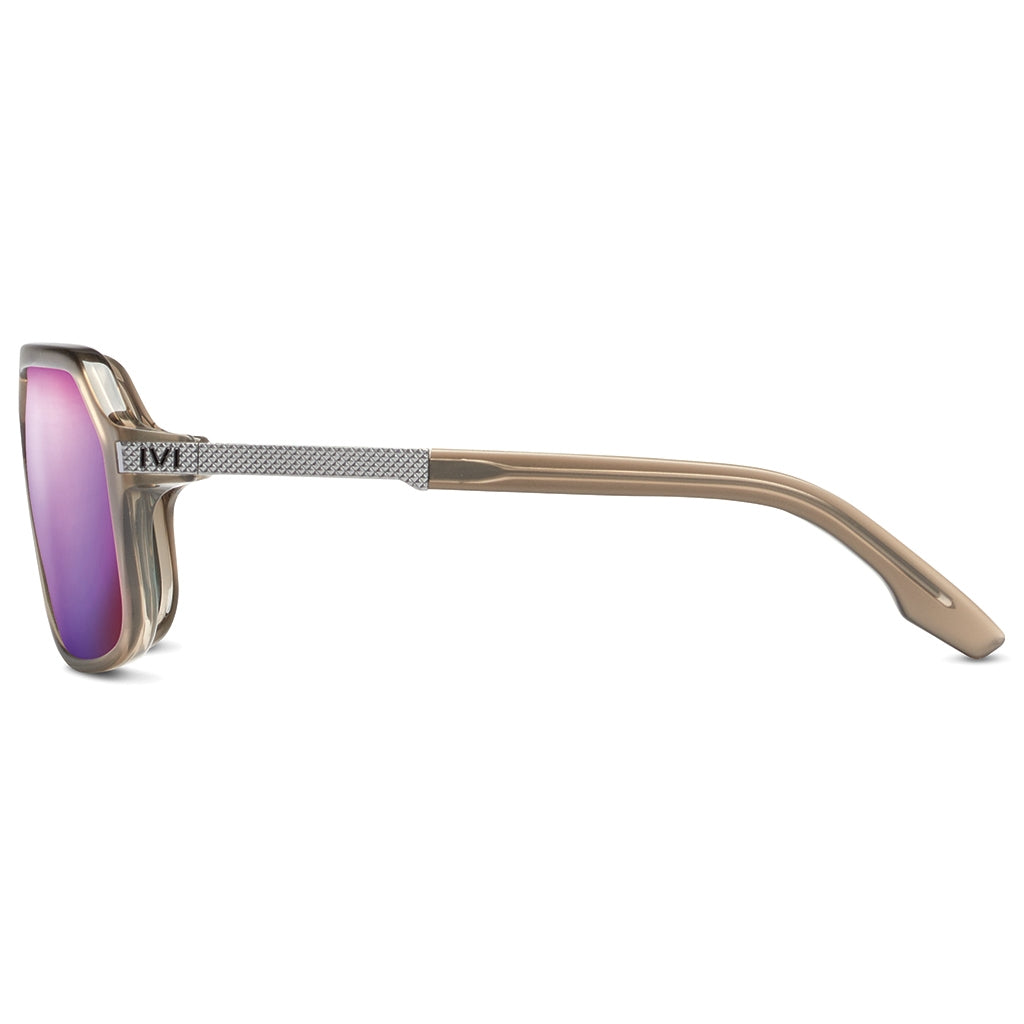 Hunter Matte Dust - Matte Gunmetal / Amethyst Flame Flash Lens