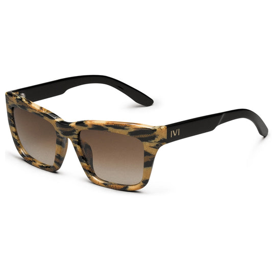 Bonnie Polished Leopard - Polished Black / Bronze Gradient Lens
