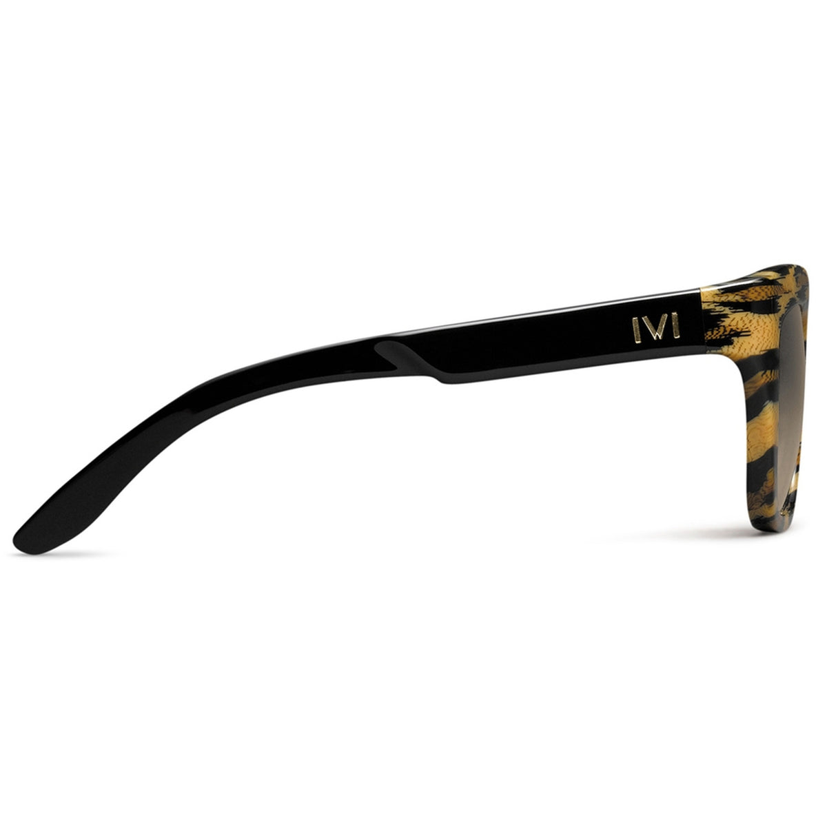 Bonnie Polished Leopard - Polished Black / Bronze Gradient Lens
