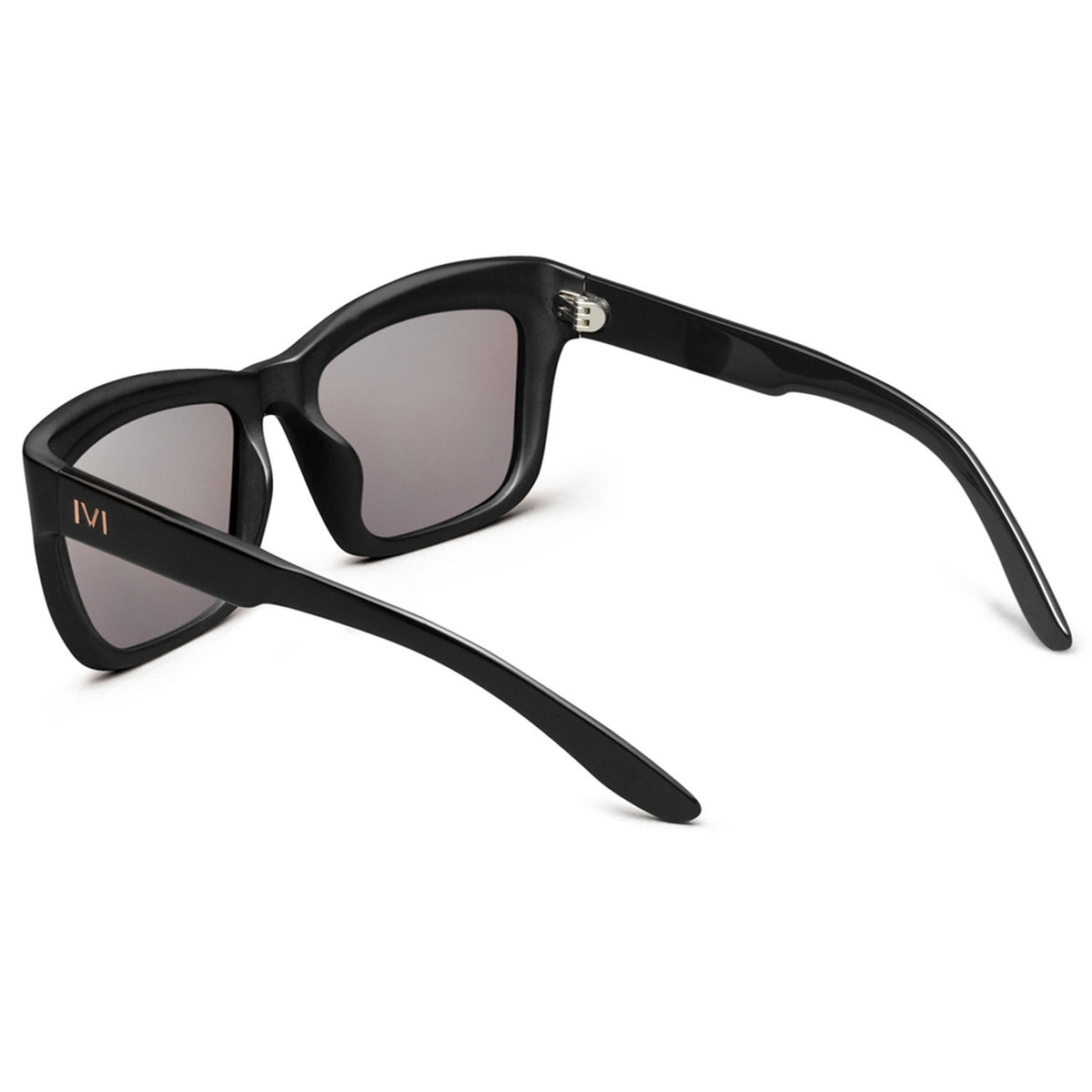 Bonnie Polished Black / Rose Gradient Lens