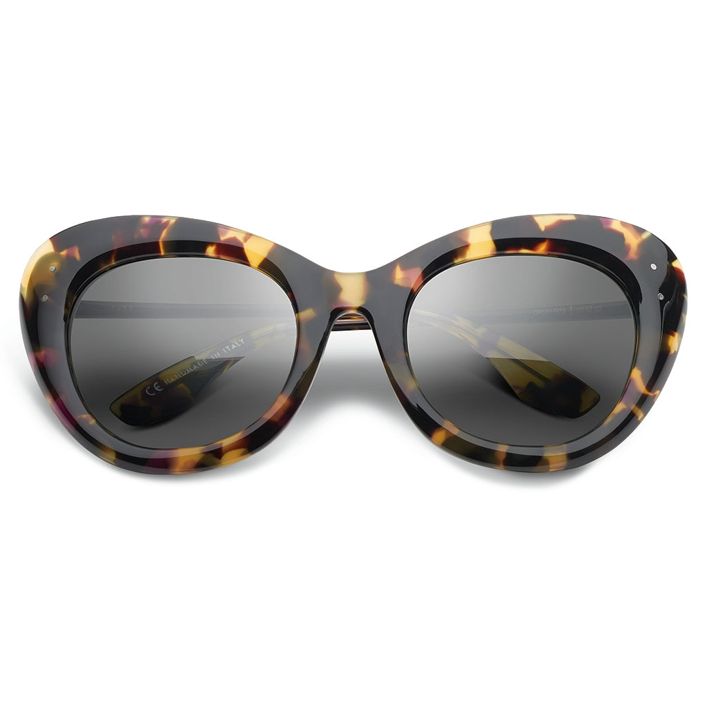 Faye Vintage Tortoise - Polished Black