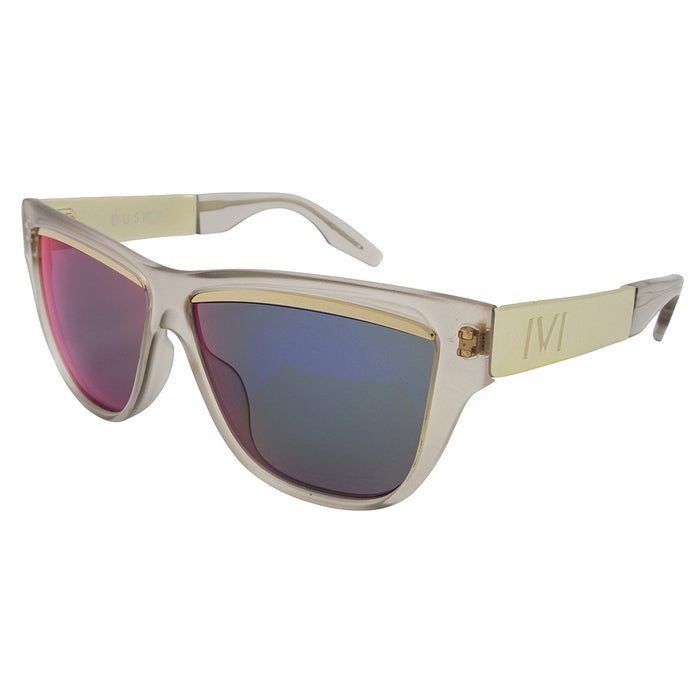 Dusky: Polished Nude - Brushed Champagne / Amethyst Flame Flash Lens