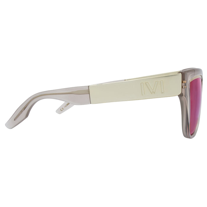 Dusky: Polished Nude - Brushed Champagne / Amethyst Flame Flash Lens