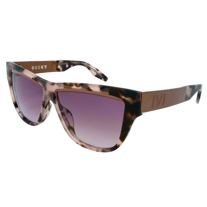 Dusky: Matte Mauve Tortoise - Rose Gold / Rose Gradient Lens