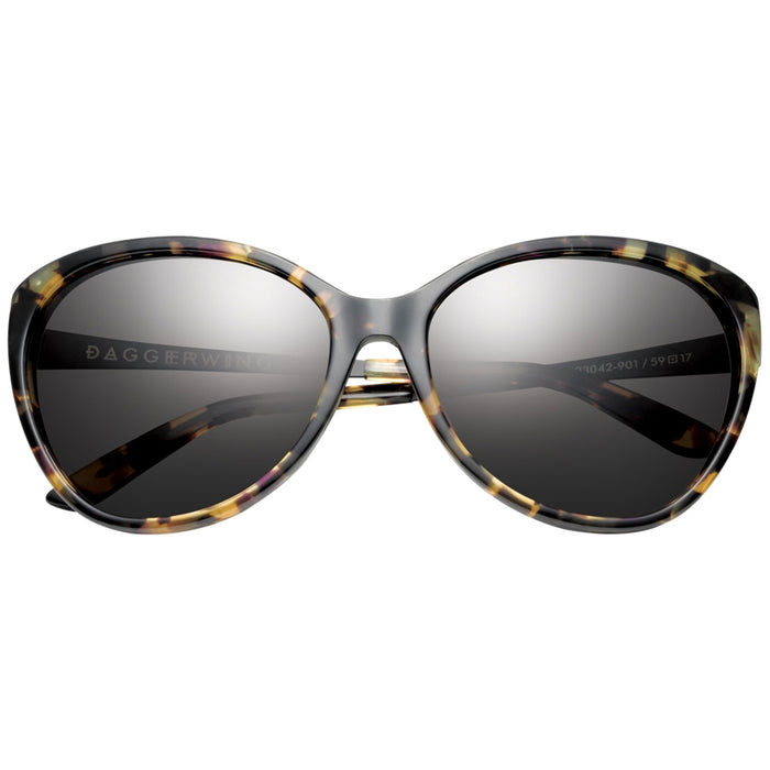 Daggerwing: Polished Vintage Tortoise - Matte Black / Grey Lens