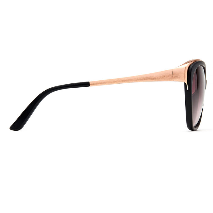 Daggerwing: Matte Black - Rose Gold / Rose Gradient Lens