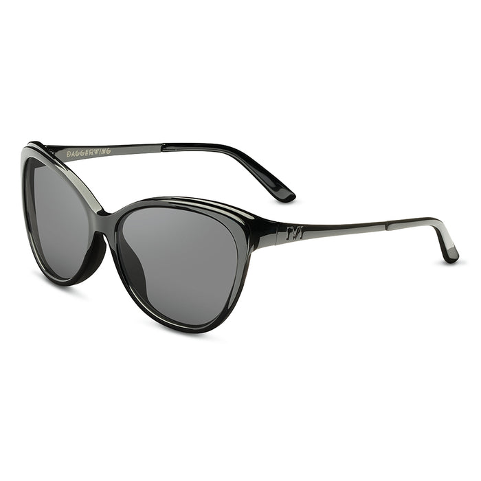Daggerwing: Polished Black - Gloss Black / Grey Lens