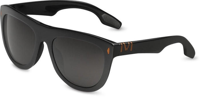 Jagger - Polished Black and Copper / Grey Lens