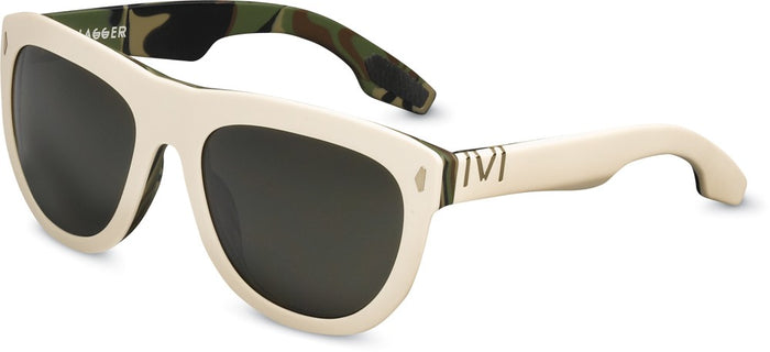 Jagger - Polished Ivory - DPM / Green Grey Lens