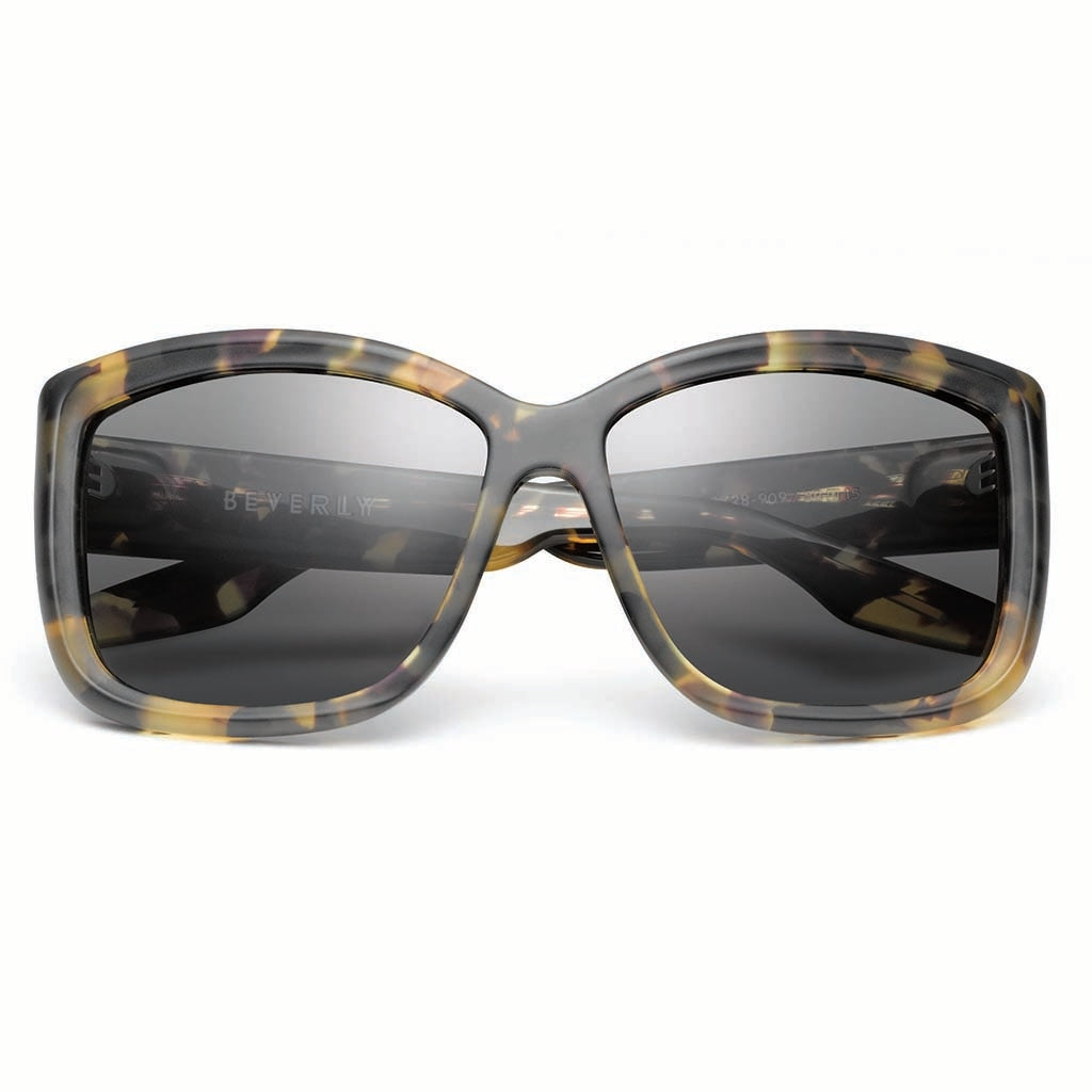 Beverly: Matte Vintage Tortoise / Grey Lens