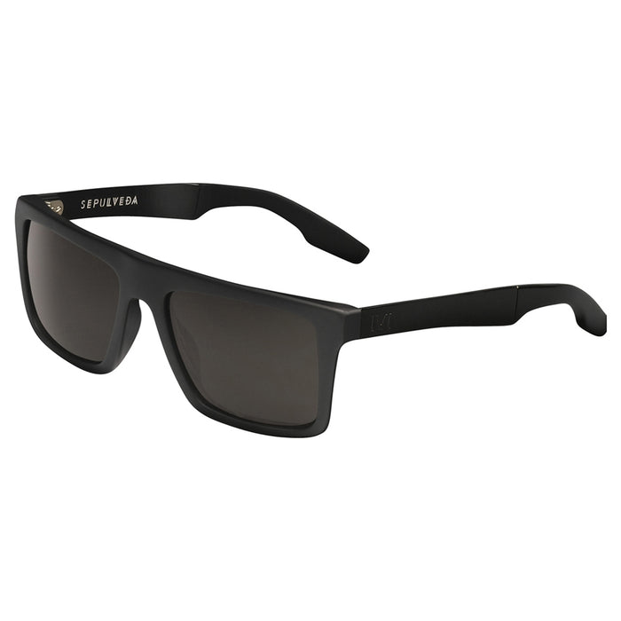 Sepulveda: Matte Black - Brushed Black / Grey Lens