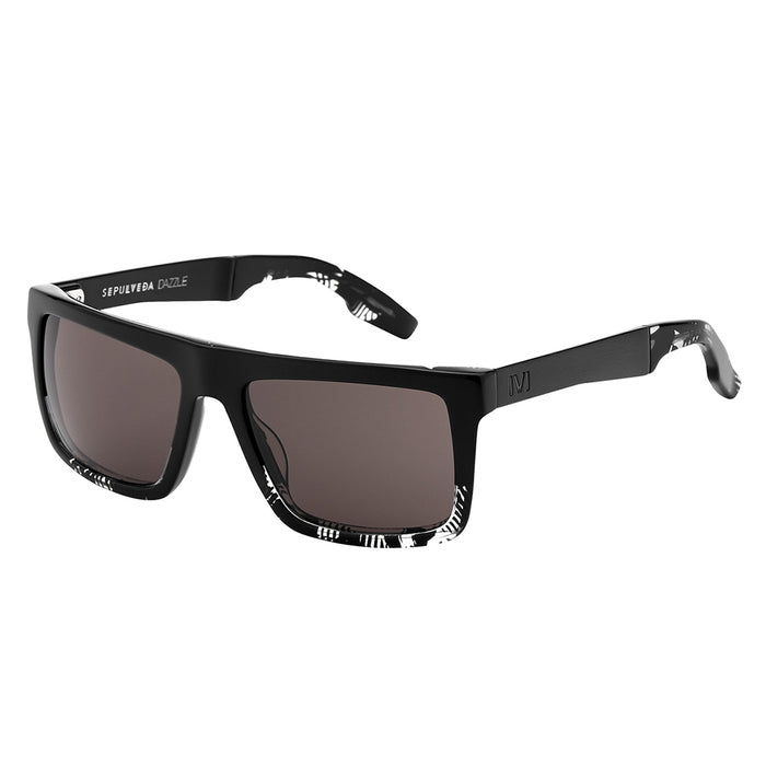 Sepulveda: Polished Dazzle - Brushed Black / Grey Lens