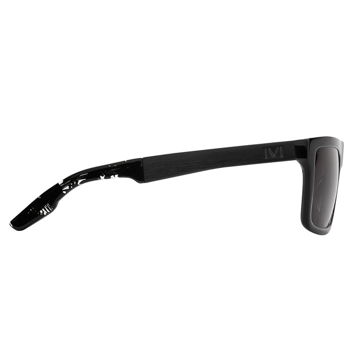 Sepulveda: Polished Dazzle - Brushed Black / Grey Lens