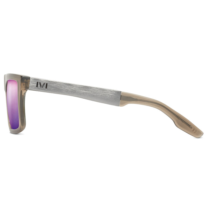 Sepulveda: Matte Dust - Matte Gunmetal / Amethyst Flame Flash Lens