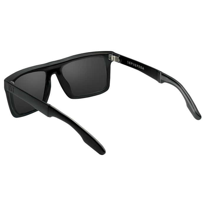 Sepulveda: Matte Black - Brushed Black / Grey Polarized Lens