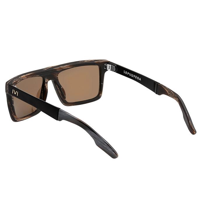 Sepulveda: Polished Double Horn - Brushed Black / Bronze Polarized Lens