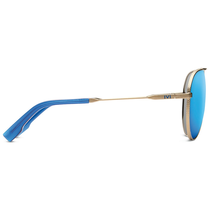 Blake: Antique Brass - Matte Midway Blue / Flash Pacific Blue