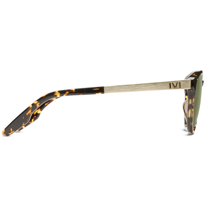 Brooks: Polished Ambercomb Tortoise - Brushed Gold / Green AR Lens