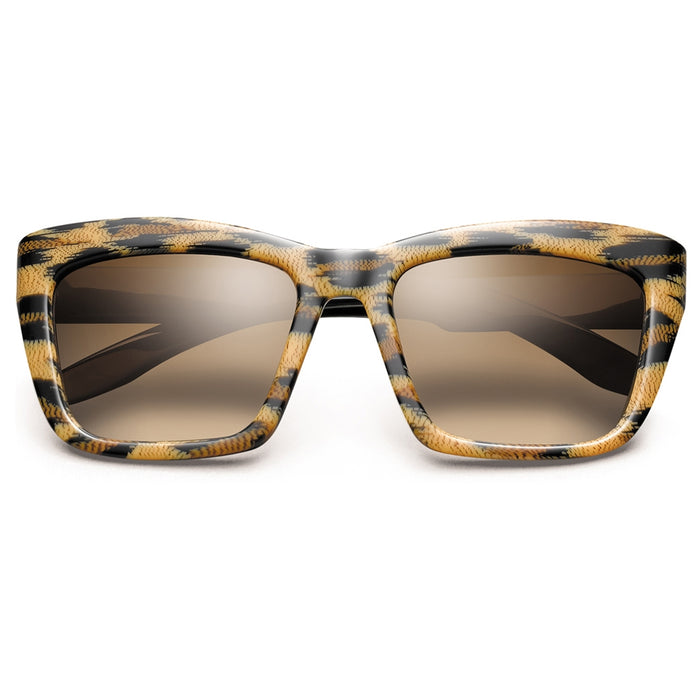 Bonnie: Polished Leopard - Polished Black / Bronze Gradient Lens