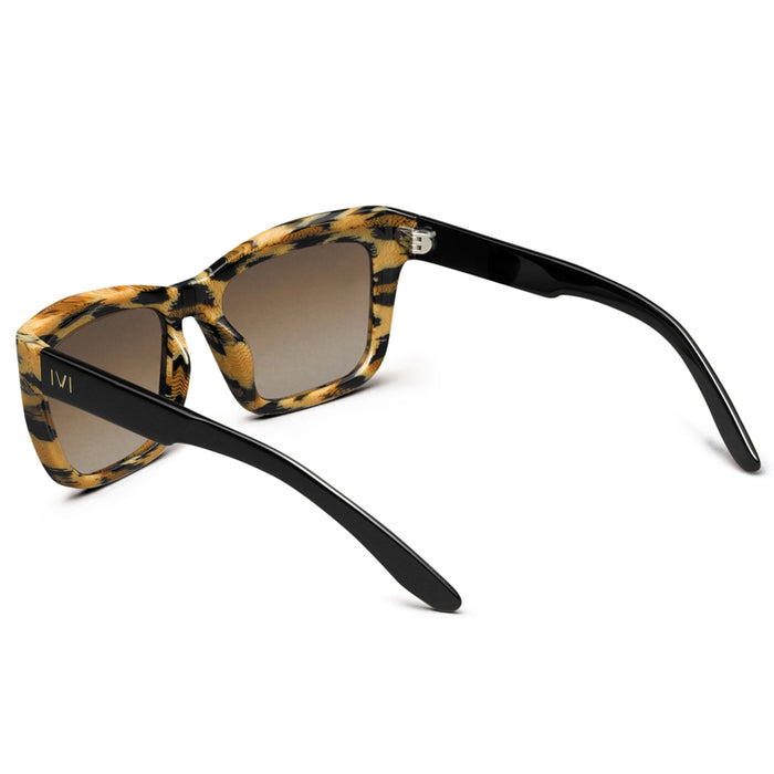 Bonnie: Polished Leopard - Polished Black / Bronze Gradient Lens