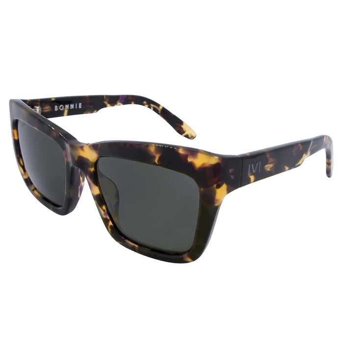 Bonnie: Polished Vintage Tortoise / Grey Lens