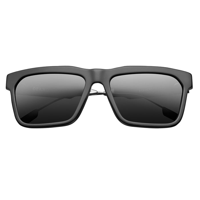 Deano: Matte Black - Polished Gunmetal / Grey AR Lens