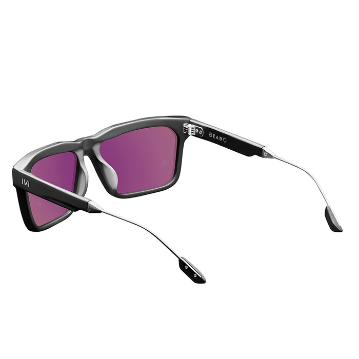 Deano: Matte Black - Polished Gunmetal / Grey AR Polarized Lens