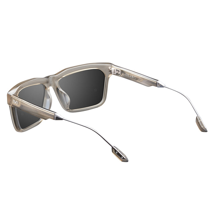 Deano: Matte Dust - Matte Gunmetal / Amethyst Flame Flash Lens