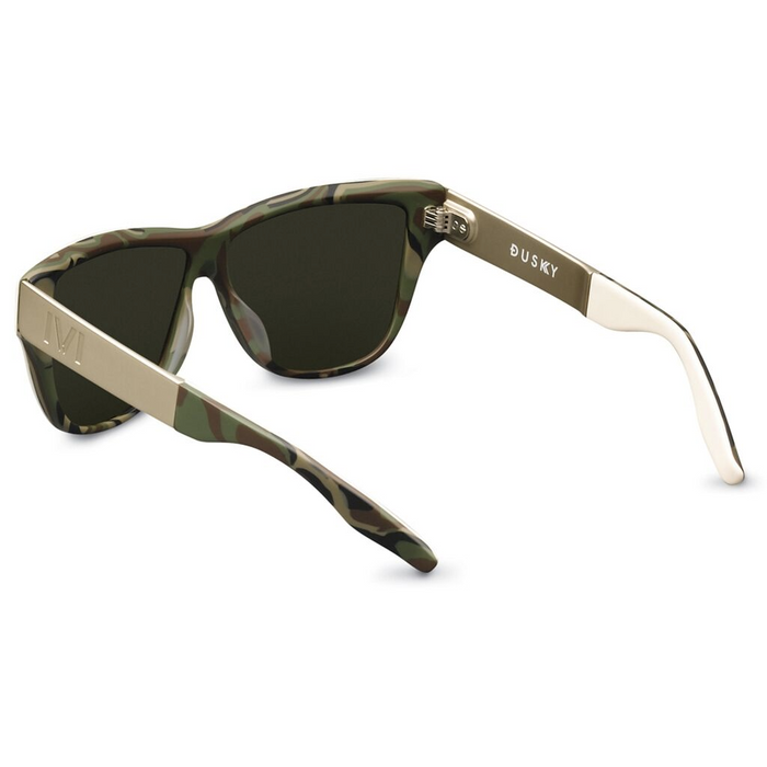 Dusky- POLISHED IVORY - DPM - BRUSHED ALUMINUM / GREEN GREY LENS